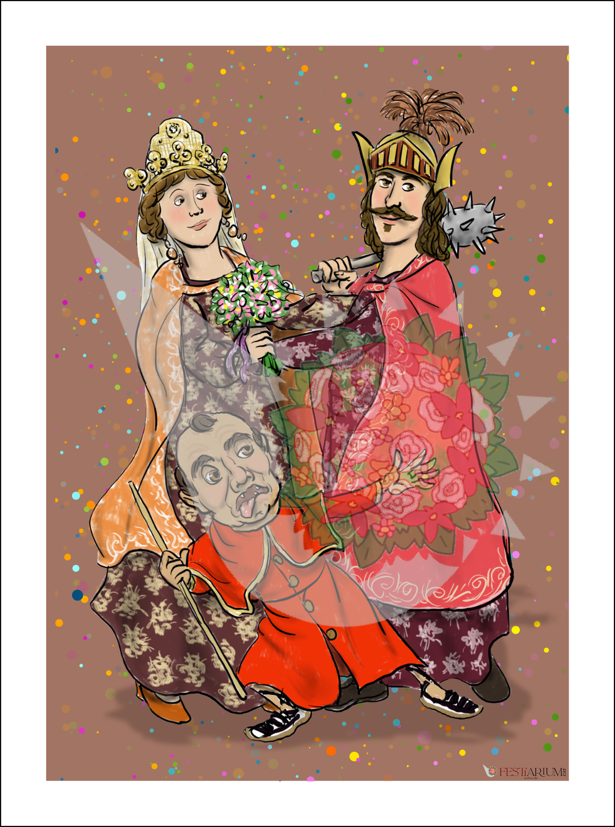 Làmina dels Gegants del Taller l'Art Cristià