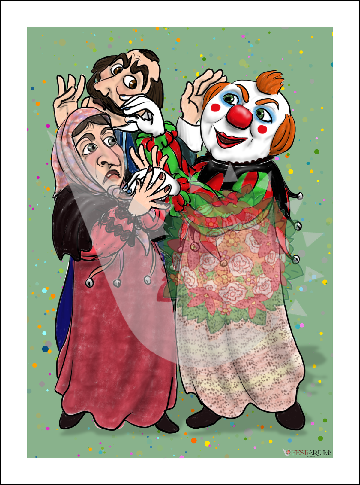 Làmina dels Gegants del Barri de Pequín d'Olot